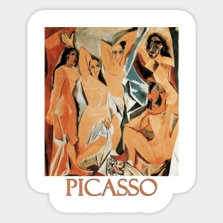 Girls of Avignon by Pablo Picasso Sticker